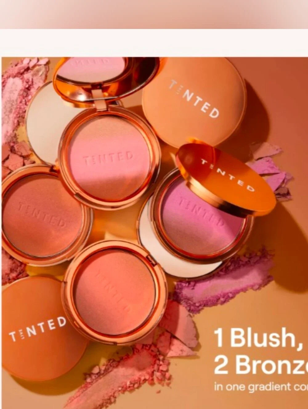 Live Tinted Huebeam Gradient Blushing Bronzer-Color: Mojave Mirage-New In Box
